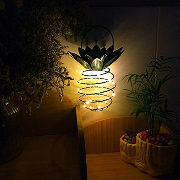 Zahradní světlo ve tvaru ananasu - 2-pcs