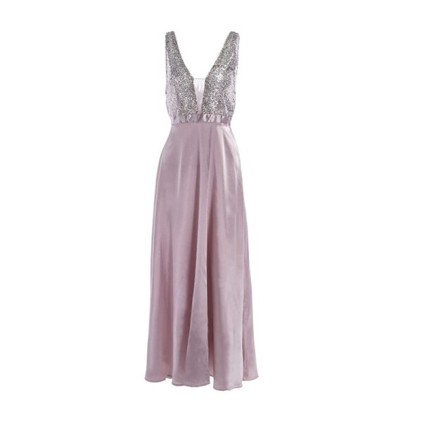 Luxusní společenské plesové šaty - S828-pink, Xxl
