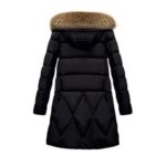 Dámská luxusní zimní bunda Sarah - Black, 5xl