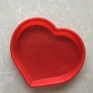 Silikonová forma na pečení ve tvaru srdce