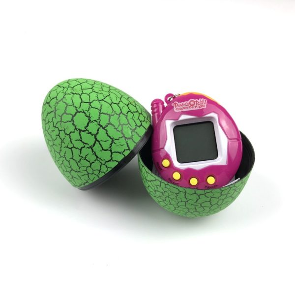 Dětská retro hračka Tamagotchi v dinosauřím vejci - H