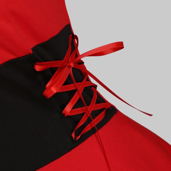 Luxusní dámské vánoční šaty De Mujer - Cervena, Xxl