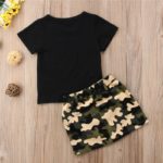 Dívčí letní modní souprava Diggi - sukně, triko - Multi, 4-roky