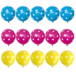 Balení párty balónků s puntíkama - Sky-blue