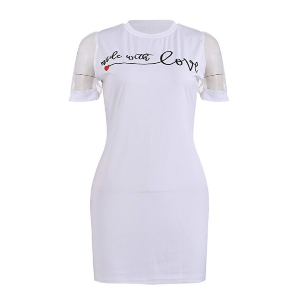 Dámské neformální mini šaty Hensley - White, Xl