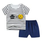 Letní dětská volnočasová souprava trička a šortek - P3-1052, 4-roky
