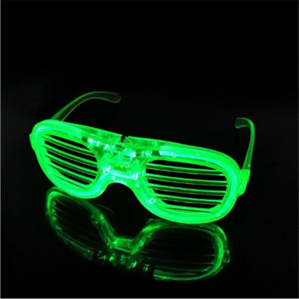 Svítící LED brýle - Zelena