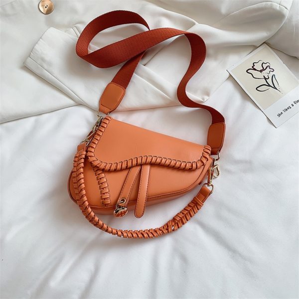 Dámská Fashion kabelka přes rameno - Orange, 20x15cm