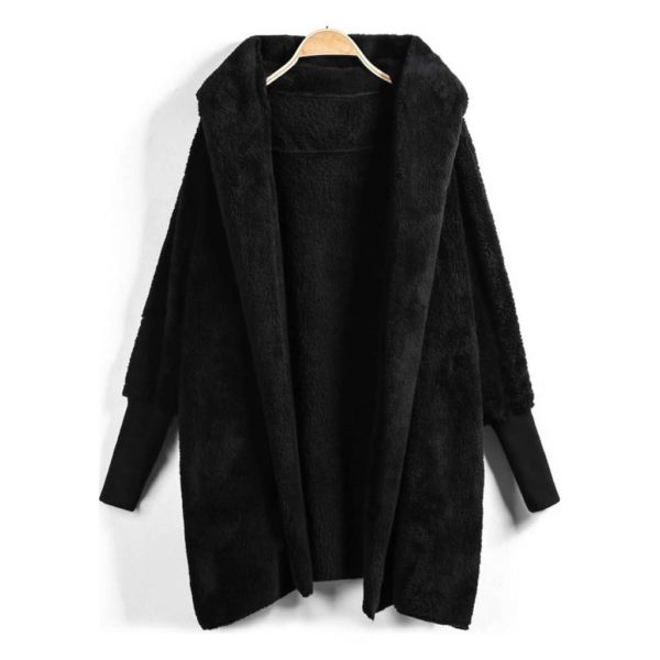 Dámský luxusní zimní kabát Nicola - Dark-grey, 3xl