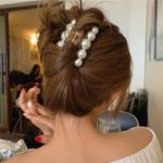 Perleťové sponky s perlami do vlasů