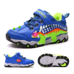 Dětské boty s 3D dinosaurem a svítícíma očima - Black-29-4-led, 31