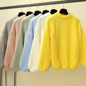 Dámský zimní pletený svetr v mnoha barvách