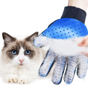 Silikonová rukavice na odstraňování zvířecích chlupů