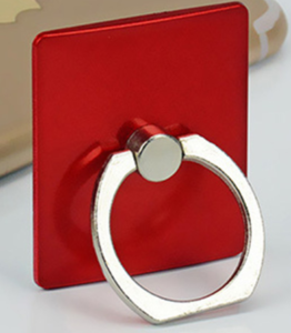 Otočný držák na mobil ve tvaru prstenu - Red