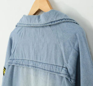 Dámská cool džínová bunda s odnímatelnou podšívkou - Light-blue, 5xl