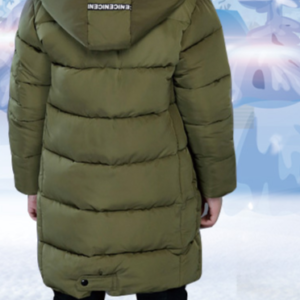 Chlapecká zimní parka s kapucí s kožešinou
