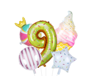 Set balónků s nafukovacím číslem - 42inch-number-9