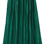 Dámská dlouhá sukně v metalických barvách - Turquoise