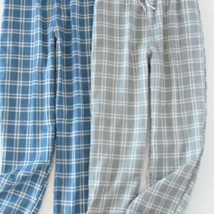 Pánské kostkované pyžamové kalhoty a šortky