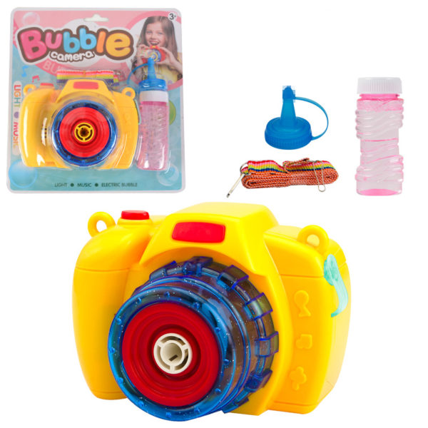 Dětský kouzelný fotoaparát na mýdlové bubliny - 8