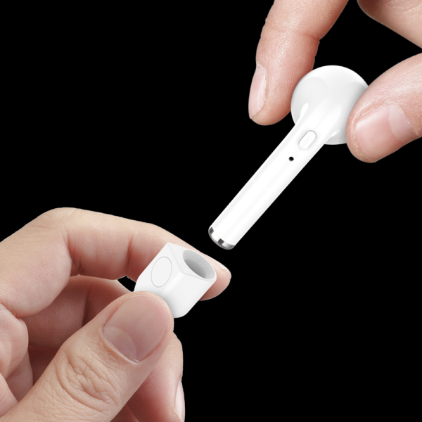 Magnetický silikonový kabel na sluchátka - Mint