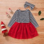 Dětské vánoční trendy šaty Santa - Red, 24m