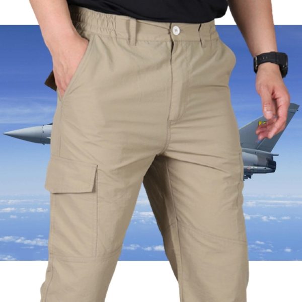 Pánské outdoorové kalhoty v army stylu