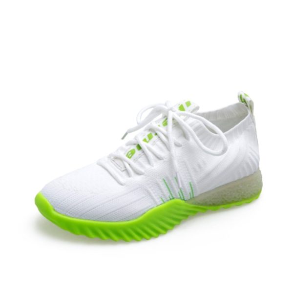 Dámské běžecké Sneakers - Bila-zelena, 44