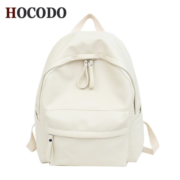 Dámský moderní koženkový batoh HOCODO - Zluta, 30cm-x13cm-x40cm