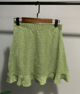 Dámská pohodlná letní mini sukně Sarah - Green, L