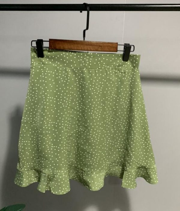 Dámská pohodlná letní mini sukně Sarah - Green, L