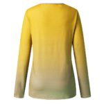 Dámské tričko s 3D potiskem roztomilého oslíka - Yellow, Xxl