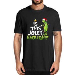 Vánoční stylové tričko Grinch