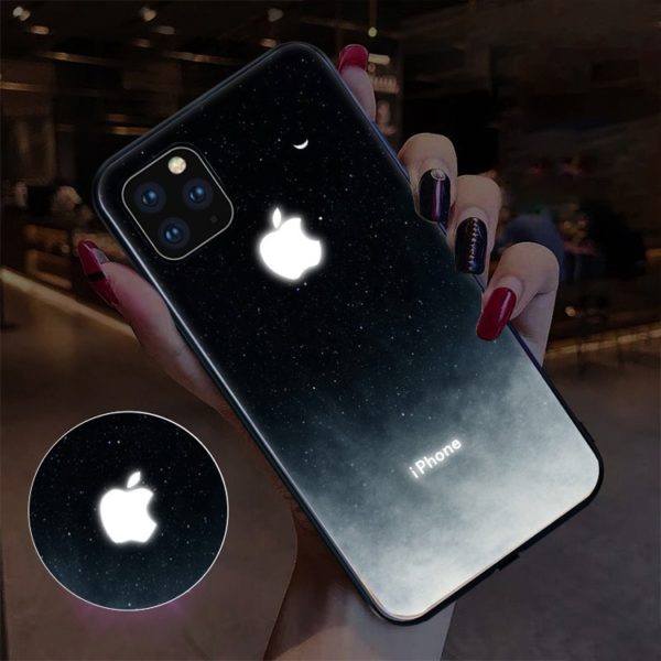 Blikající nárazuvzdorný kryt na Apple iPhone - galaxie - Star-moon, Iphone-12-mini