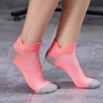 Dámské sportovní kotníčkové ponožky - Pink, 36-44-2