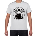 Pánské moderní triko Rock Band - B625mt-grey, Xxl