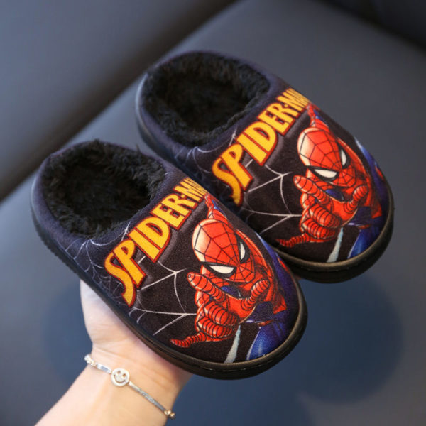 Dětské protiskluzové roztomilé pantofle s pavoučím potiskem - 1, 25