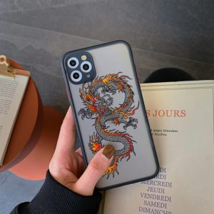 Vysoce kvalitní zadní kryt pro iPhone - Dragon