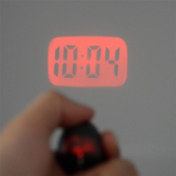 Mini digitální projektor času Led Portable - Modra