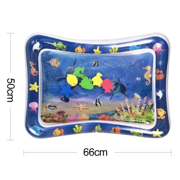 Dětská hrací vodní podložka s motivem mořský svět - 1pcs-200008882