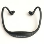 Stylové bezdrátové Bluetooth sluchátka - Cerna