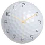 Originální kulaté nástěnné hodiny pro sportovce - Golf-clock