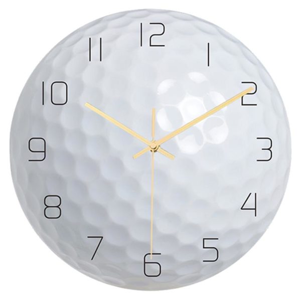 Originální kulaté nástěnné hodiny pro sportovce - Golf-clock
