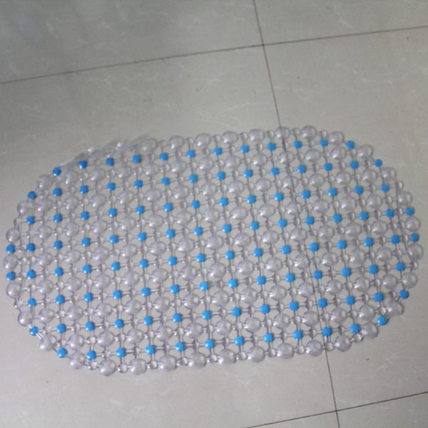 Protiskluzová silikonová podložka do vany - Modra
