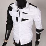 Stylová pánská košile s dlouhým rukávem Giovanni - Bila, Xxxl