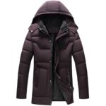 Pánská stylová zimní bunda Betts - Burgundy, 4xl