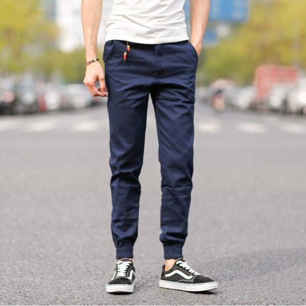 Pánské elegantní kalhoty - Xxxl, Light-blue