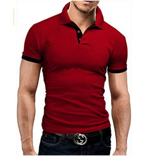 Pánská letní stylová polokošile - Red, 5xl