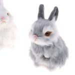 Roztomilý plyšový králíček - Gray