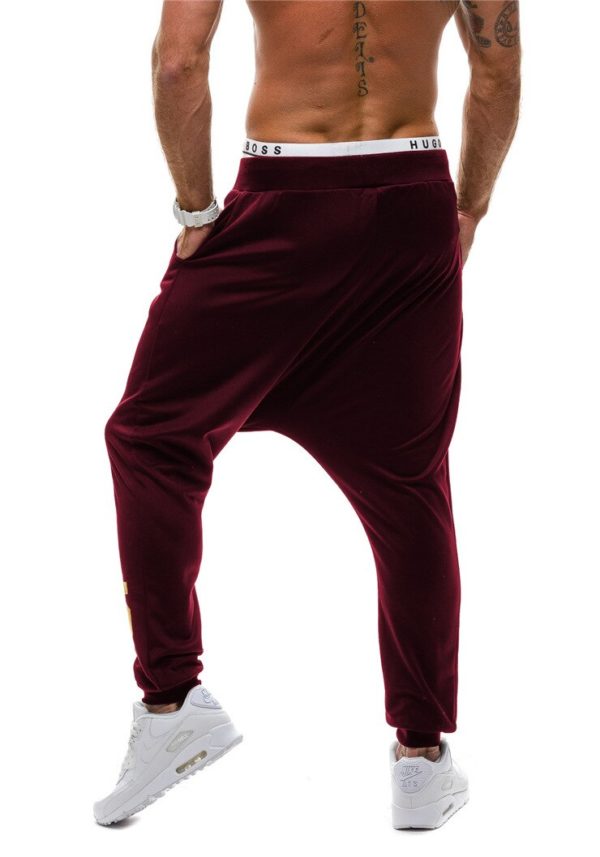 Pánské harémové sportovní kalhoty Numb - Red, Xxl